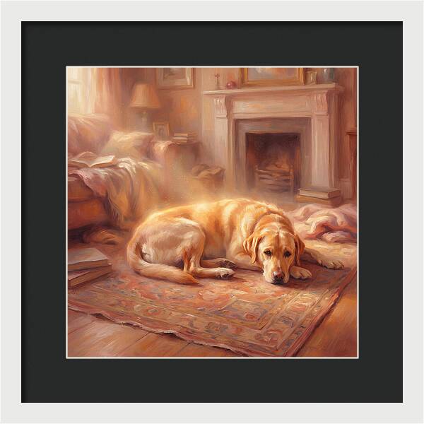 Labrador Retriever Relaxing