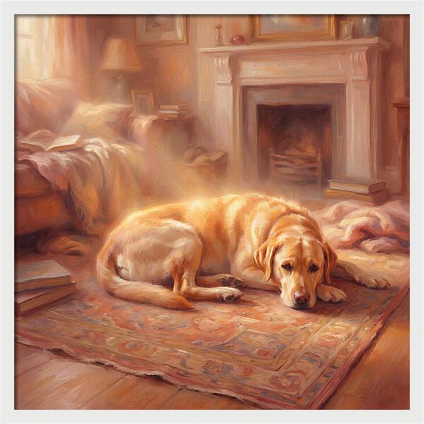 Labrador Retriever Relaxing