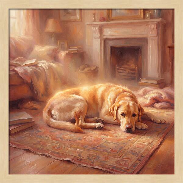 Labrador Retriever Relaxing