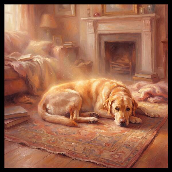 Labrador Retriever Relaxing