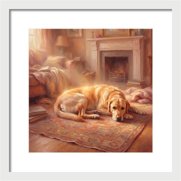Labrador Retriever Relaxing
