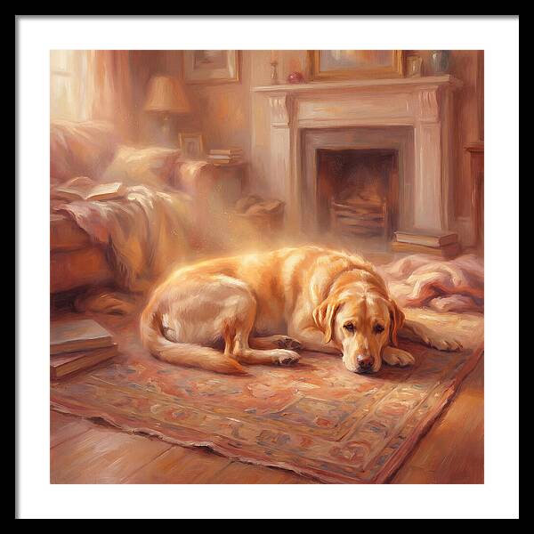 Labrador Retriever Relaxing