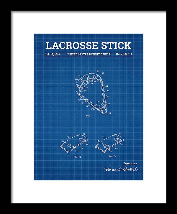 Lacrosse Stick Blueprint Patent Us4358117a