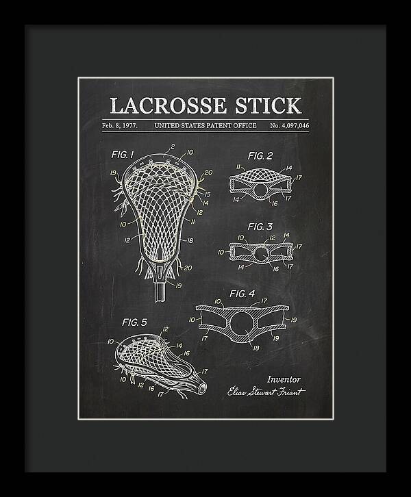 Lacrosse Stick Chalkboard Patent Us4097046a