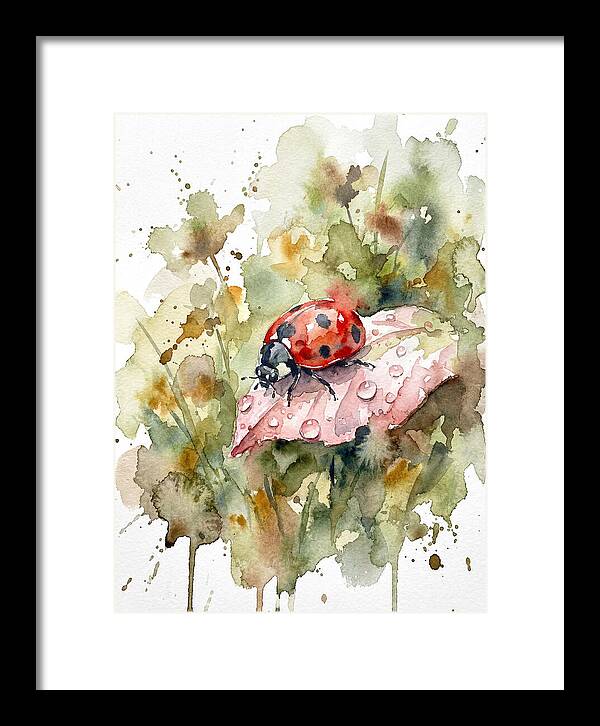 Ladybug On A Leaf