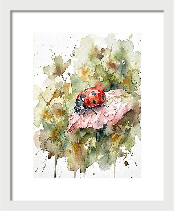 Ladybug On A Leaf