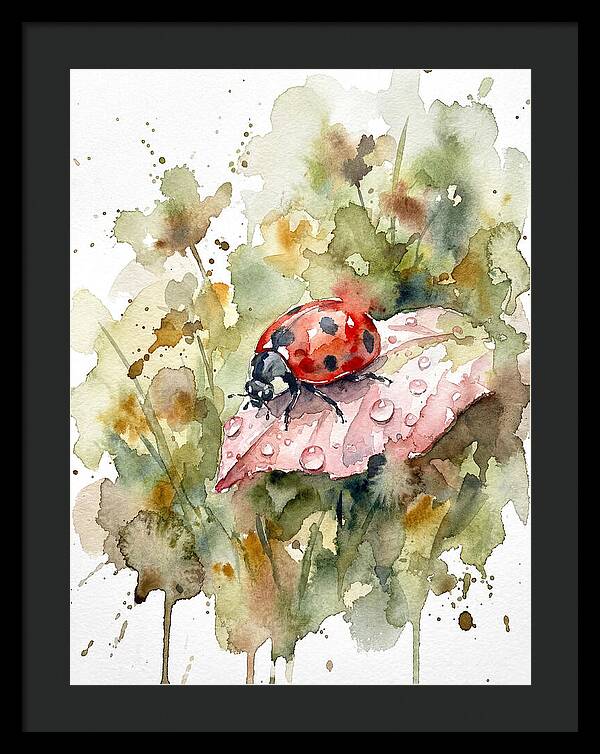 Ladybug On A Leaf