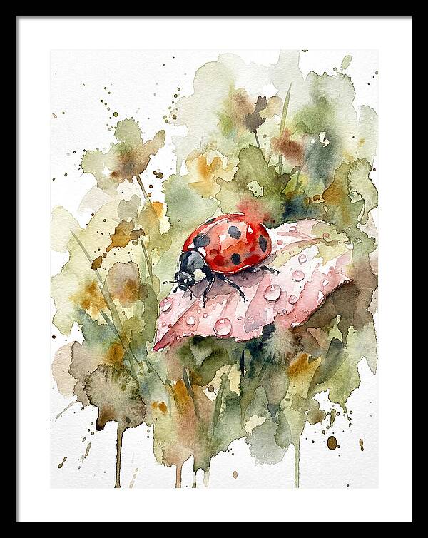 Ladybug On A Leaf
