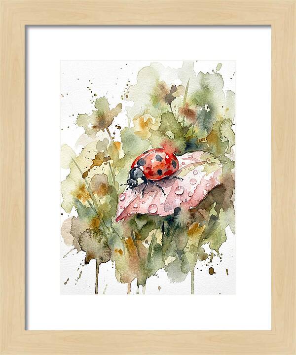Ladybug On A Leaf