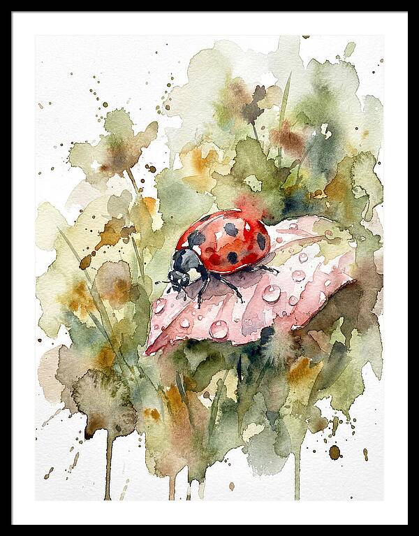 Ladybug On A Leaf