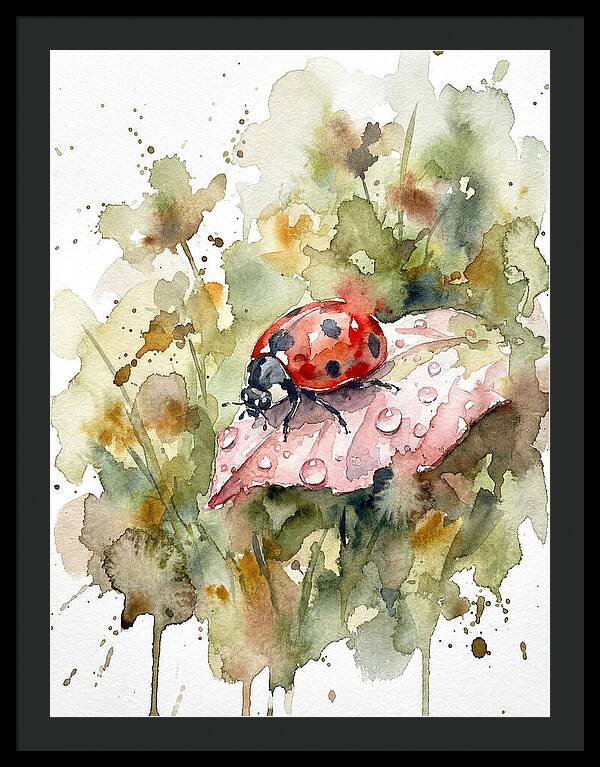 Ladybug On A Leaf
