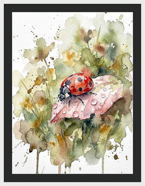 Ladybug On A Leaf