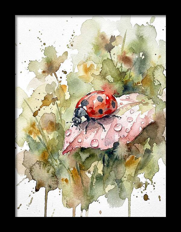 Ladybug On A Leaf