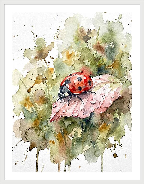 Ladybug On A Leaf