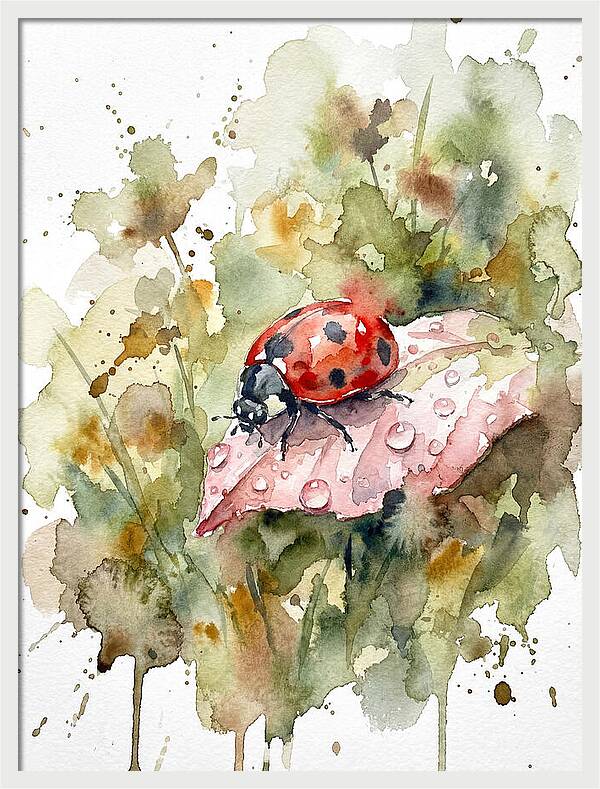 Ladybug On A Leaf