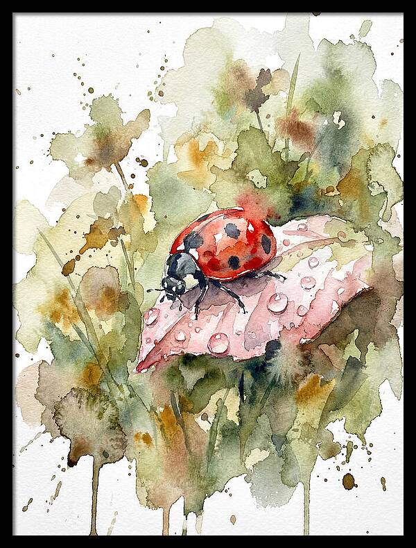 Ladybug On A Leaf