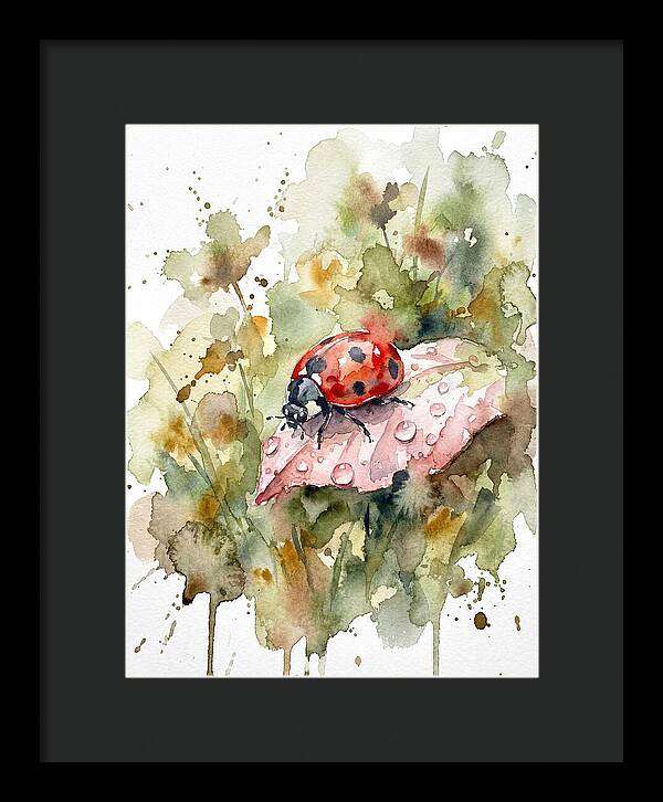 Ladybug On A Leaf