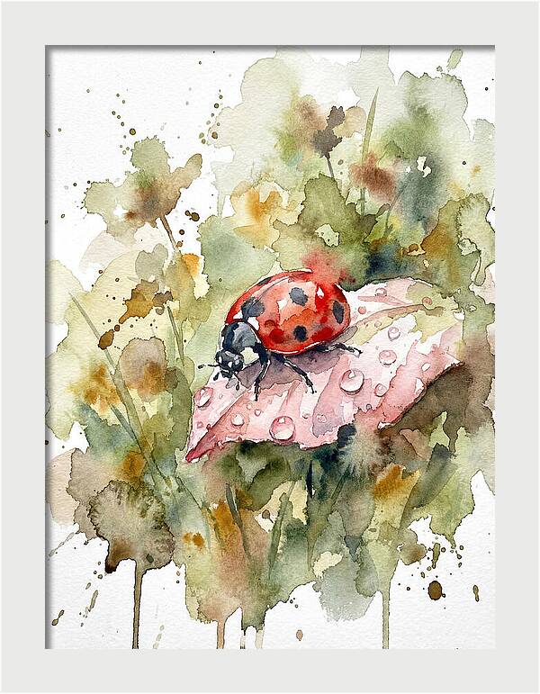 Ladybug On A Leaf
