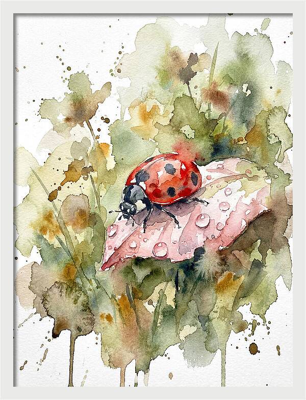 Ladybug On A Leaf