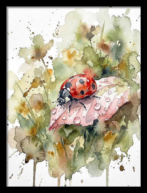 Ladybug On A Leaf