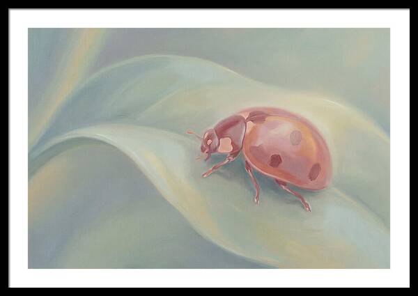 Ladybug On A Leaf