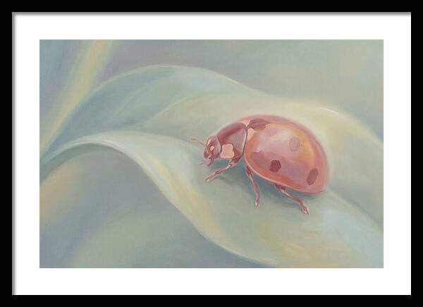 Ladybug On A Leaf