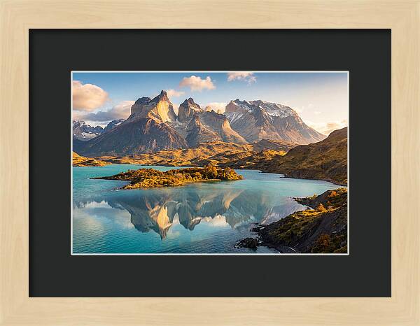 Lago Pehoe Reflections At Sunrise