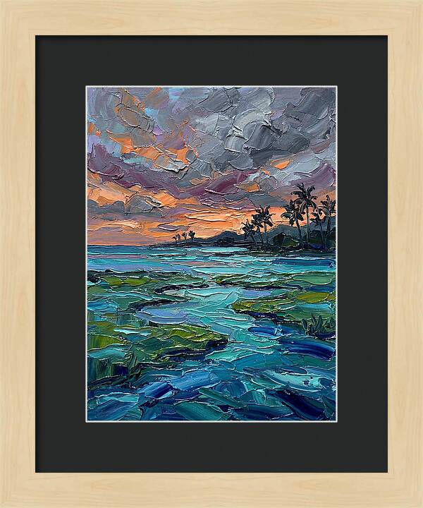 Lagoon Landscape At Dusk
