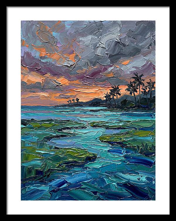 Lagoon Landscape At Dusk