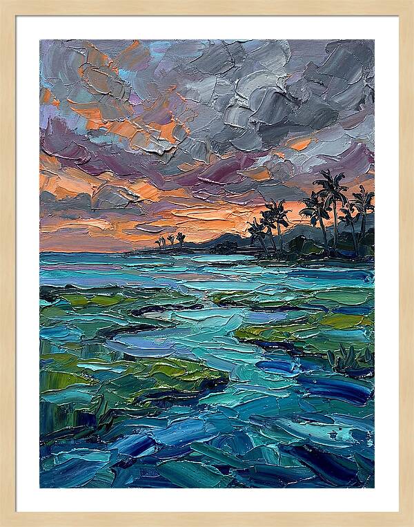 Lagoon Landscape At Dusk
