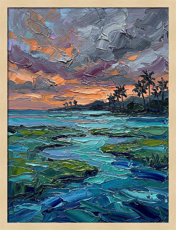 Lagoon Landscape At Dusk