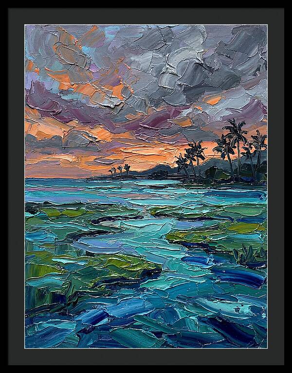 Lagoon Landscape At Dusk