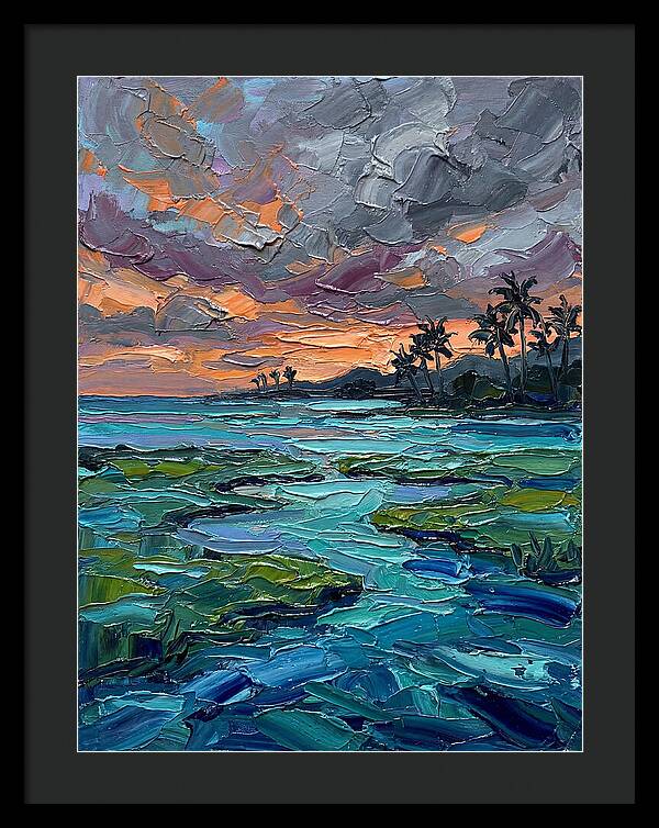 Lagoon Landscape At Dusk