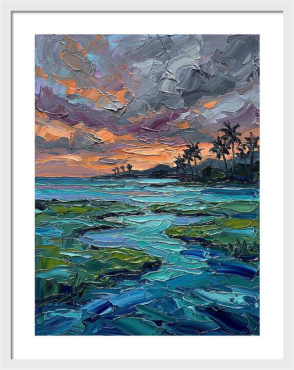 Lagoon Landscape At Dusk