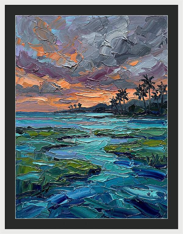 Lagoon Landscape At Dusk