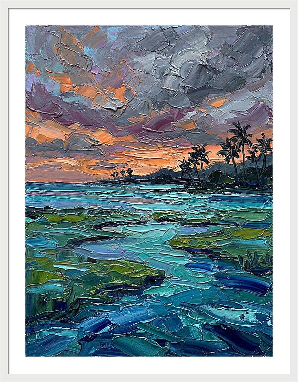 Lagoon Landscape At Dusk