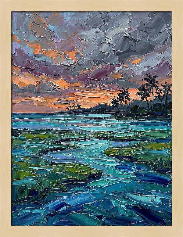 Lagoon Landscape At Dusk