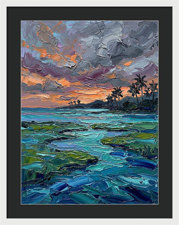 Lagoon Landscape At Dusk