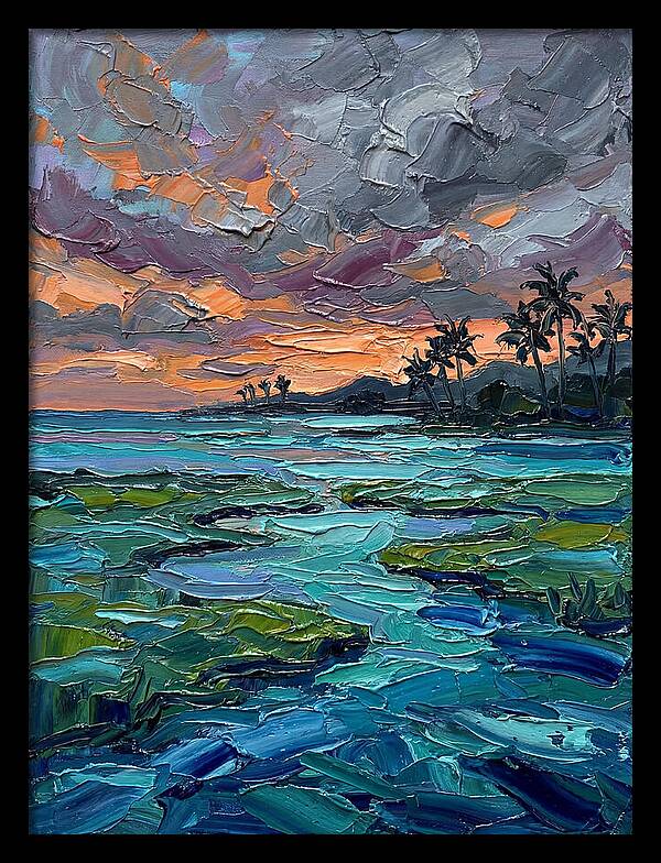 Lagoon Landscape At Dusk