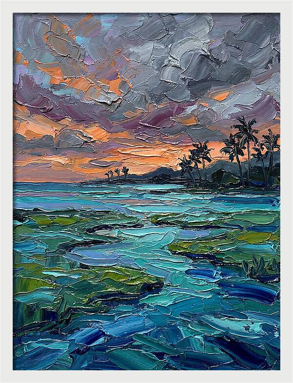 Lagoon Landscape At Dusk