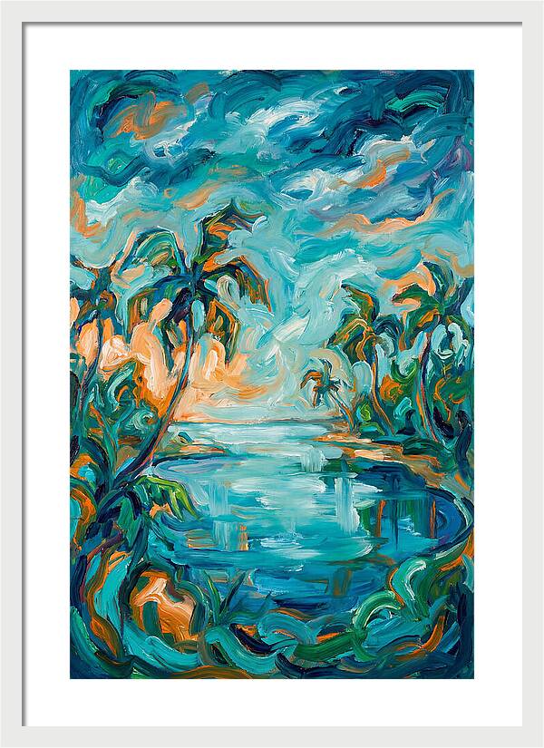 Lagoon Landscape Serenity