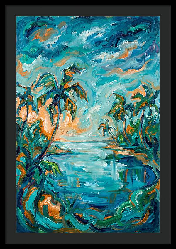 Lagoon Landscape Serenity