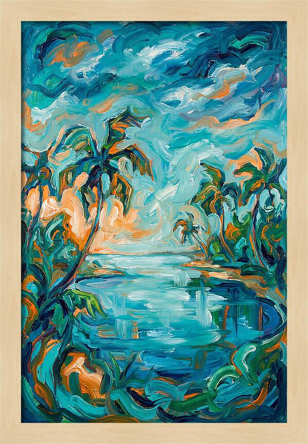 Lagoon Landscape Serenity