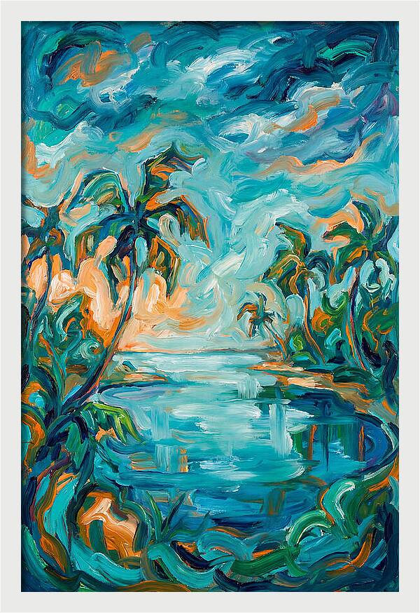 Lagoon Landscape Serenity