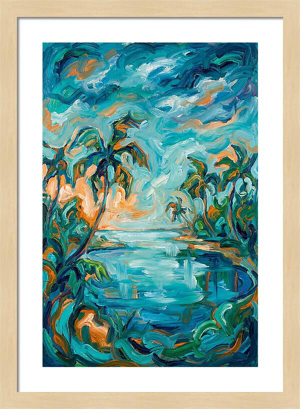 Lagoon Landscape Serenity