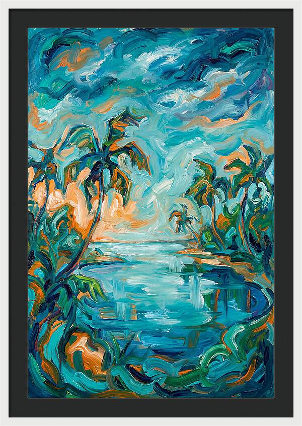 Lagoon Landscape Serenity