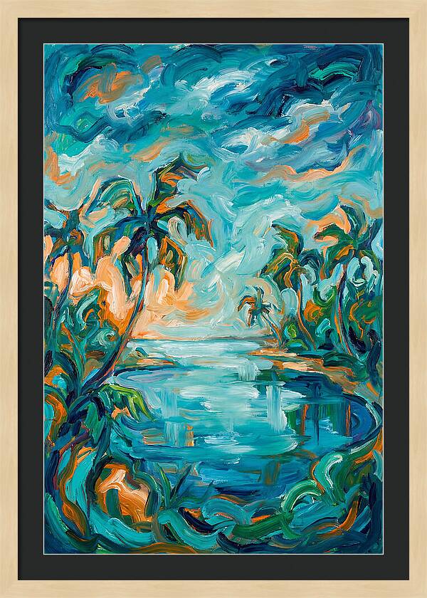 Lagoon Landscape Serenity