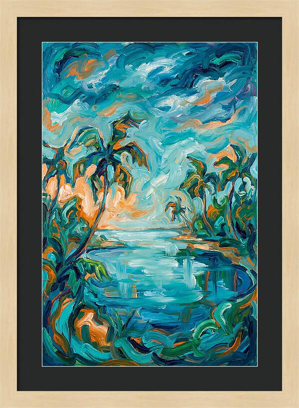 Lagoon Landscape Serenity