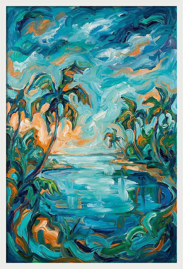 Lagoon Landscape Serenity