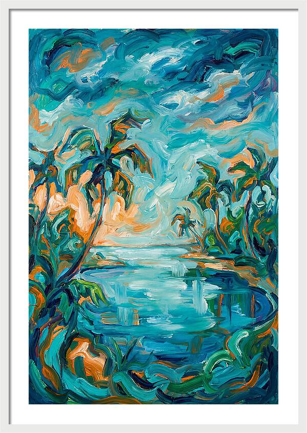 Lagoon Landscape Serenity